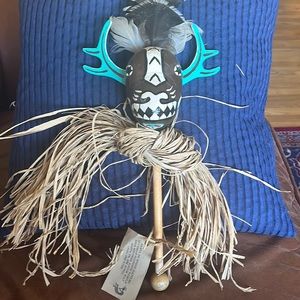 Vintage HandCrafted Deer Kachina by Hopeman-Rodrigue Family, Santa Fe NM, 1960’s